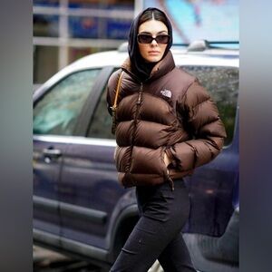 The North Face 1996 Retro Nuptse Down Jacket in Brown Size Medium